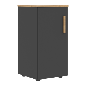 Низкий шкаф колонна с левой дверью FORTA Графит-Дуб Гамильтон  FLC 40.1 (L) (399х404х801) в Орле