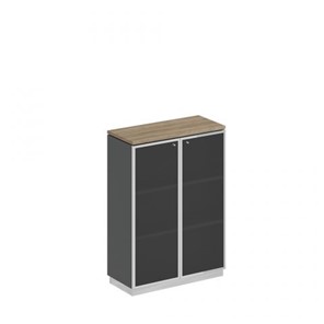 Шкаф для документов средний стекло в рамке Speech Cube (90x40x124.6) СИ 319 ДС АР ХР в Орле