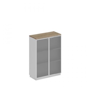 Шкаф для документов средний стекло в рамке Speech Cube (90x40x124.6) СИ 319 ДС БП ХР в Орле