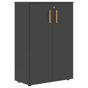 Шкаф с глухими средними дверьми FORTA Черный Графит  FMC 80.1(Z) (798х404х1197) в Орле