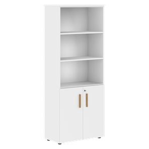 Широкий шкаф высокий FORTA Белый FHC 80.5(Z)  (798х404х1965) в Орле