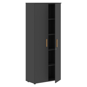 Шкаф широкий высокий FORTA Черный Графит FHC 80.1(Z) (798х404х1965) в Орле