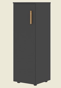 Средний шкаф колонна с глухой дверью левой FORTA Черный Графит   FMC 40.1 (L) (399х404х801) в Орле