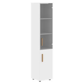 Высокий шкаф колонна с дверью FORTA Белый FHC 40.2 (L/R) (399х404х1965) в Орле