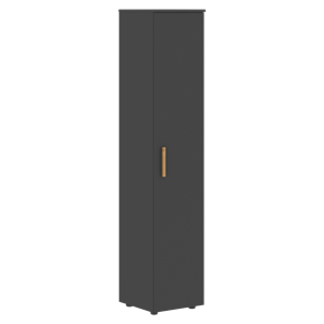 Шкаф колонна высокий с глухой дверью FORTA Черный Графит  FHC 40.1 (L/R) (399х404х1965) в Орле