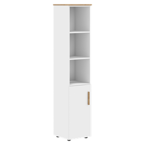Шкаф колонна высокий с глухой средней дверью правой FORTA Белый FHC 40.6 (R) (399х404х1965) в Орле