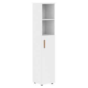 Высокий шкаф с глухой средней дверью  правой FORTA Белый FHC 40.5 (R) (399х404х1965) в Орле