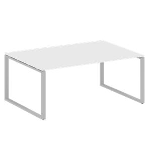 Офисный стол для переговоров БО.ПРГ-1.5 (Серый/Белый) в Орле