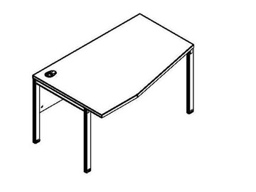 Эргономичный стол XMCT 169L, левый, 1600х900х750 в Орле