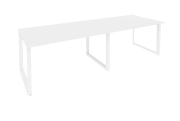 Стол для совещаний O.MO-PRG-2.3 Белый/Белый бриллиант в Орле