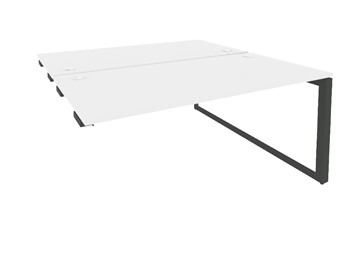 Приставной стол к тумбе O.MO-D.SPR-4.8 Антрацит/Белый бриллиант в Орле
