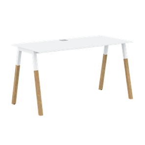 Письменный стол FORTA Белый-Белый-Бук  FST 1367 (1380х670х733) в Орле