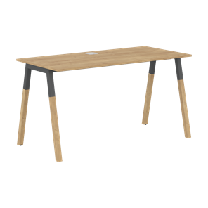 Письменный стол FORTA Дуб Гамильтон-Черный графит-Бук FST 1367 (1380х670х733) в Орле