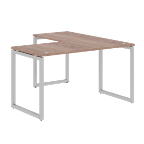Письменный стол угловой левый XTEN-Q Дуб-сонома- серебро XQCT 1415 (L) (1400х1500х750) в Орле