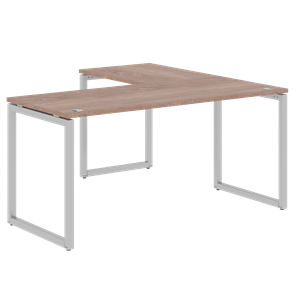 Письменный стол угловой левый XTEN-Q Дуб-сонома- серебро XQCT 1615 (L) (1600х1500х750) в Орле