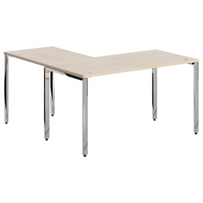 Письменный угловой  стол для персонала правый XTEN GLOSS  Бук Тиара  XGCT 1415.1 (R) (1400х1500х750) в Орле