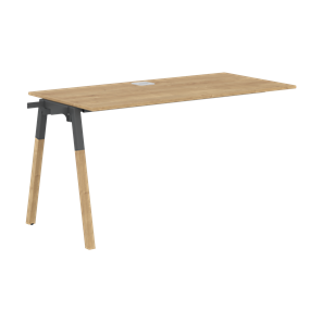Переговорный стол FORTA Дуб Гамильтон-Черный графит-Бук  FIST 1167 (1180х670х733) в Орле