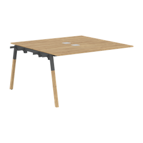 Переговорный стол FORTA Дуб Гамильтон-Черный графит-Бук FIWST 1313 (1380х1346х733) в Орле