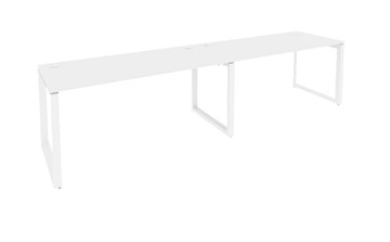 Стол на 2 сотрудника O.MO-RS-2.4.8, Белый/Белый бриллиант в Орле