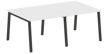 Конференц-стол переговорный БА.ПРГ-2.1, Белый/Антрацит в Орле