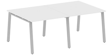 Конференц-стол для переговоров БА.ПРГ-2.1, Белый/Серый в Орле