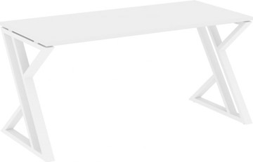 Письменный стол Loft VR.L-SRZ-4.7, Белый Бриллиант/Белый металл в Орле
