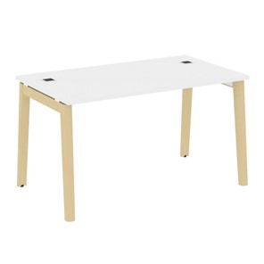 Стол для руководителя Onix Wood Direct OW.SRR-3.8, Белый Бриллиант/Дуб Светлый в Орле
