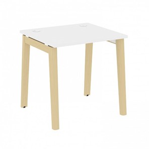 Стол для офиса Onix Wood OW.SP-0.7, Белый Бриллиант/Дуб Светлый в Орле