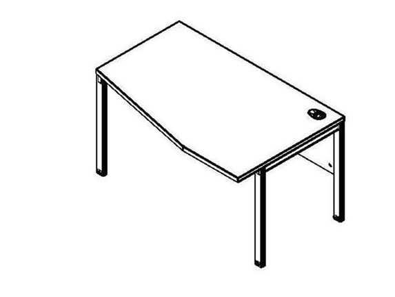 Стол письменный XMCT 149R, правый, 1400х900х750 в Орле - изображение