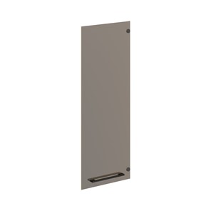 Дверь для шкафчика стеклянная средняя MORRIS TREND Антрацит/Кария Пальмира AMGT 42-1 (422х4х1132) в Орле