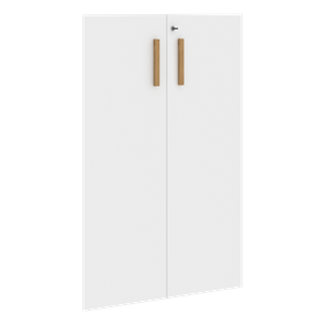 Двери для шкафов средние с замком FORTA Белый FMD 40-2(Z) (794х18х1164) в Орле