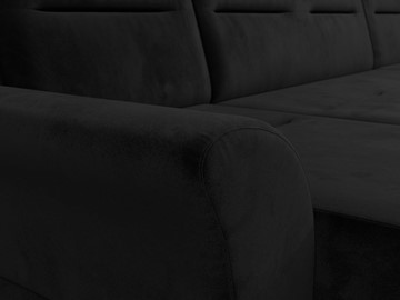 Большой П-образный диван Клайд, Черный (Велюр) в Орле - предосмотр 5