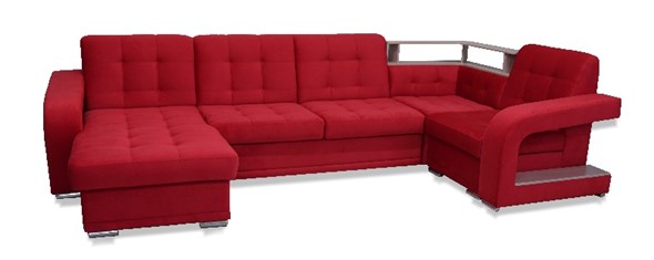 П-образный диван Соня-17 с полкой в Орле - изображение