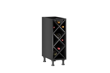 Тумба кухонная винная Мокка ЛД 270.070, цвет черный в Орле