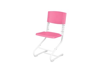 Регулируемый детский стул СУТ.01 Пластик (рост от 130 см), Розовый в Орле
