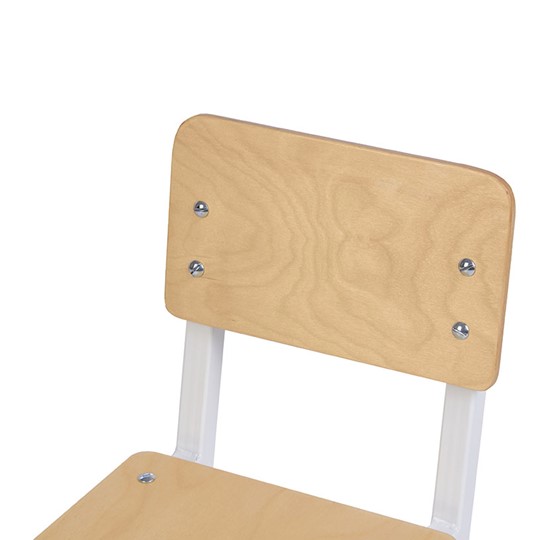 Детский стул POLINI Kids City S Ученик, 2 гр. Белый-дуб пастельный в Орле - изображение 4