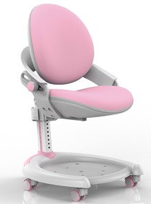 Кресло Mealux ZMAX-15 Plus, Y-710 PN Light, белый металл, обивка светло-розовая однотонная в Орле