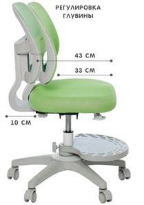 Детское кресло Holto-22 зеленое в Орле - предосмотр 3