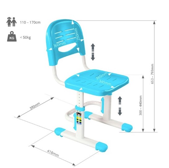 Растущий стул SST3 Blue в Орле - изображение 4