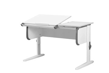 Растущий стол 1/75-40 (СУТ.25) белый/белый/Серый в Орле - изображение 1