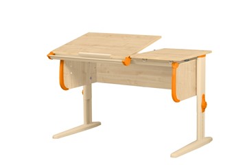 Растущий стол 1/75-40 (СУТ.25) Бежевый/Бежевый/Оранжевый в Орле