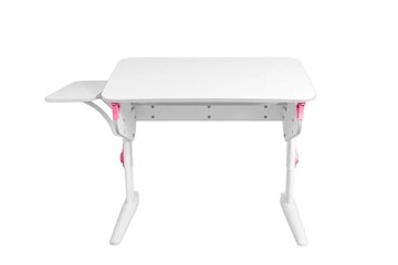 Детский стол-трансформер 5/100 (СУТ.46) + Polka_b 5/550 Рамух белый/белый/розовый в Орле