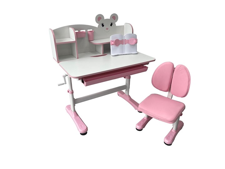 Парта растущая и стул Carezza Pink FUNDESK в Орле - изображение 5