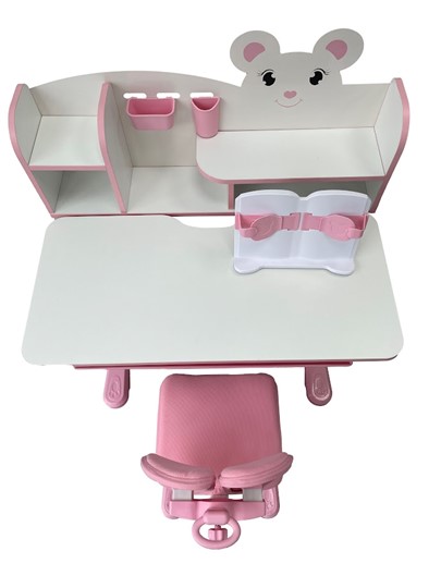 Парта растущая и стул Carezza Pink FUNDESK в Орле - изображение 6