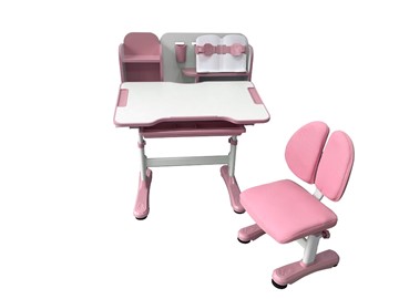 Растущий стол и стул Vivo Pink FUNDESK в Орле - предосмотр 3