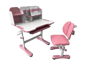 Растущий стол и стул Vivo Pink FUNDESK в Орле - предосмотр 4