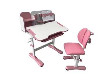 Растущий стол и стул Vivo Pink FUNDESK в Орле - предосмотр 5