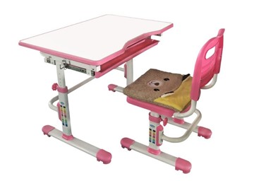 Детский стол-трансформер RIFFORMA SET-10, розовый в Орле