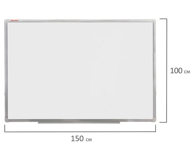 Магнитная доска на стену BRAUBERG 100х150 см, алюминиевая рамка в Орле - изображение 8