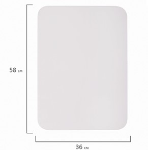 Магнитно-маркерная доска на холодильник BRAUBERG, 58х36 см с маркером, магнитом и салфеткой в Орле - предосмотр 8